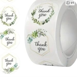 500 Thank You Stickers